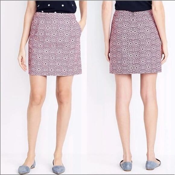 NEW J. Crew Basketweave Mini Skirt Pink Size 4 - Picture 2 of 10